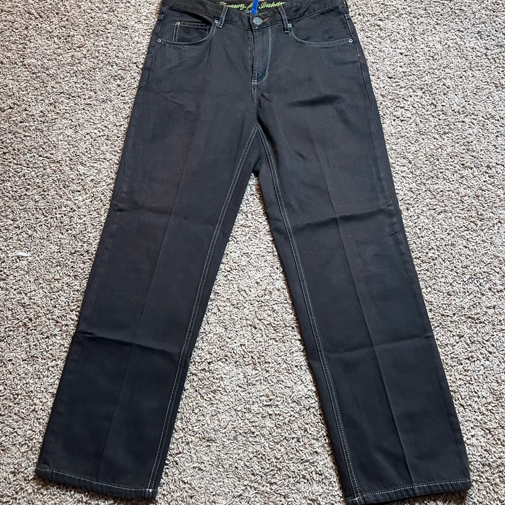 Mens Tommy Bahama Classic Fit Dark Brown Straight Jeans Size 33x30 IL:A